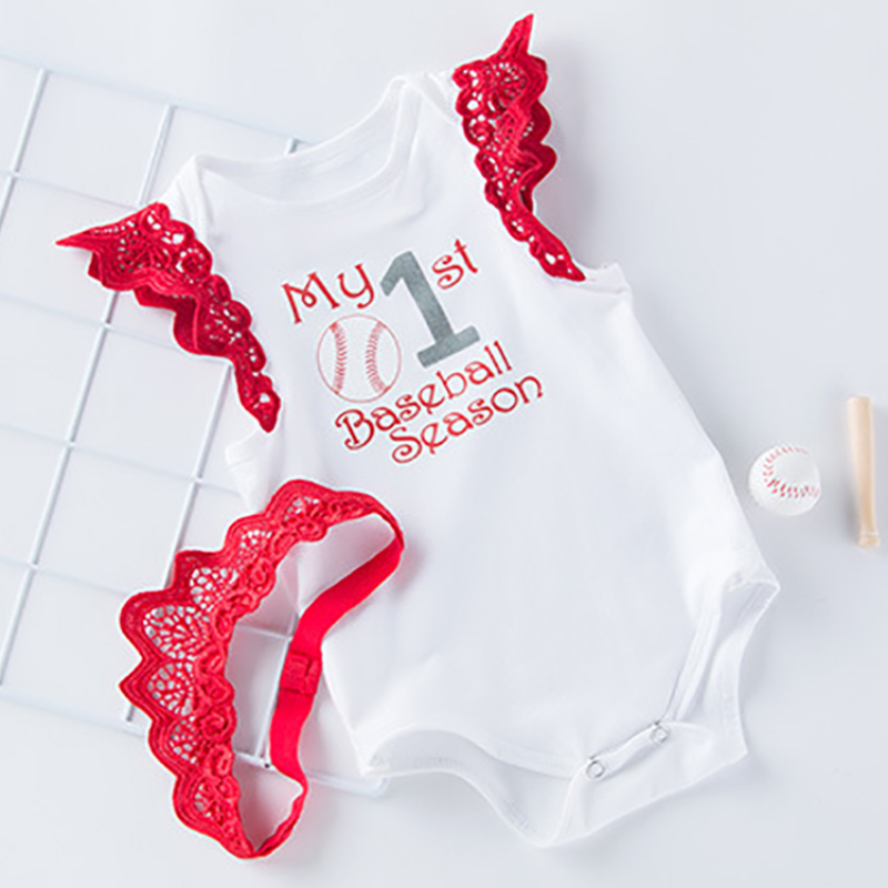 4th of July 100%cotton baby wings romper