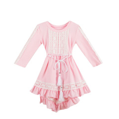 Wholesale New Design Lace Little Girl High Low Dresses