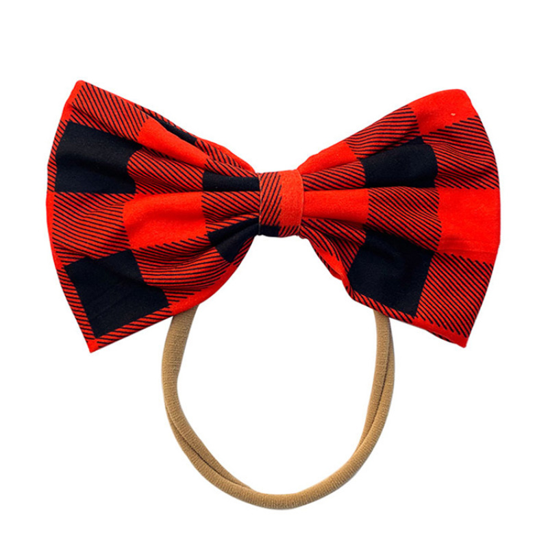Custom Vintage Red Black Plaid Cotton White Dress Christmas Easter Fringe Shirt Party Dresses for Infant Toddler Girls