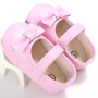 Hot Sale Boutique Cheap Flower Girls Pink Gold White Wedding Flat Shoes for Baby and Kids