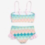 Swimwear vendors famous designer brands  seersucker swimsuit front tie bikini