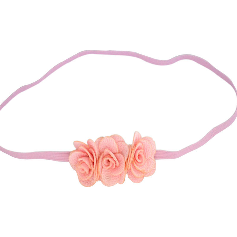 Wholesale  Little Girls Hair Accessories Rose Flower Hair Accessories For Baby Girls