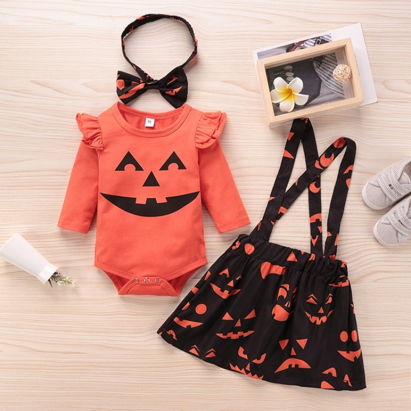 2021 trendy ruffle cartoon printed romper suspender dress
