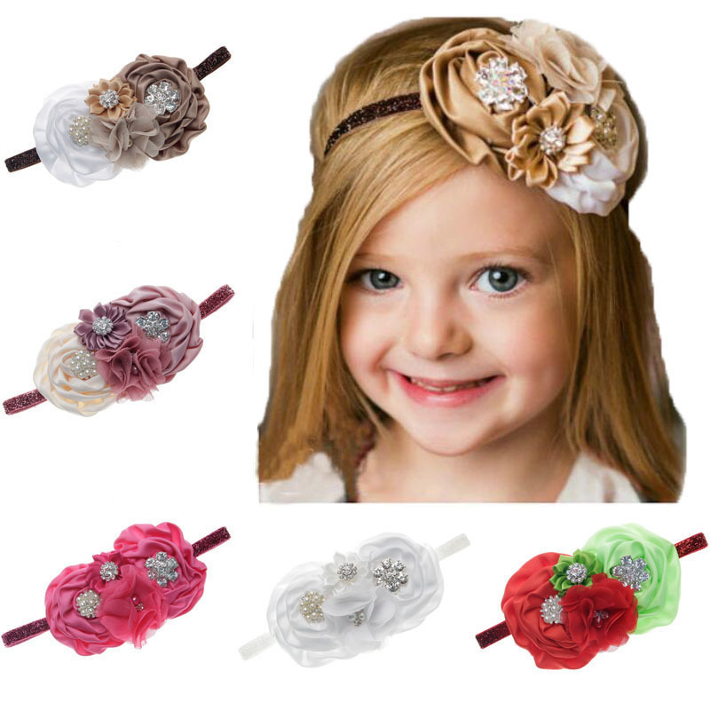Fancy Handmade Flowers Headband for Baby Girls