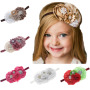 Fancy Handmade Flowers Headband for Baby Girls