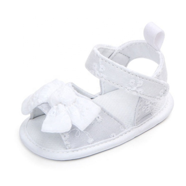 New style embroidered bow strap sandals