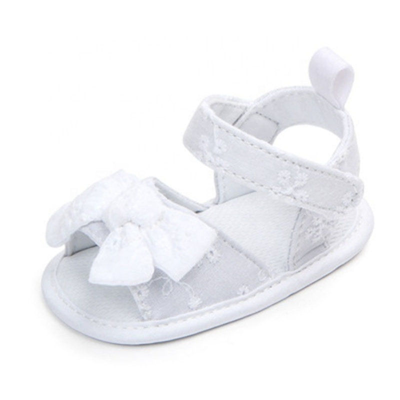 New style embroidered bow strap sandals