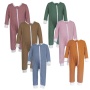 Newborn infant onesie knitted creeper funny baby ribbed romper unisex