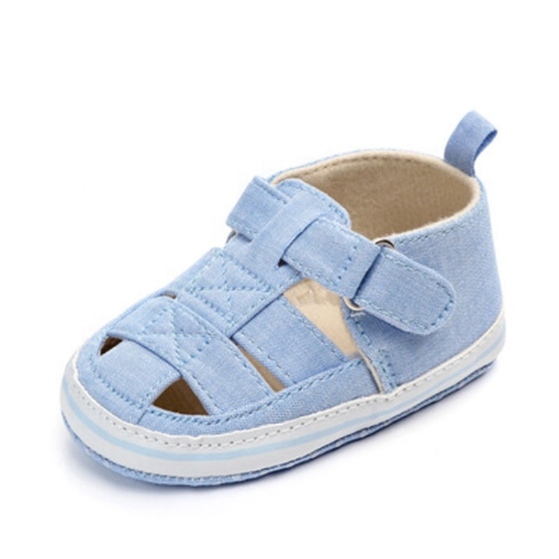 Summer new round toe flat toddler shoes baby hollow out sandals