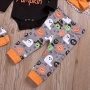 Wholesale halloween fall long sleeve baby long pants romper custom clothes