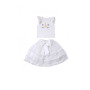 Baby Girl Cotton Unicorn Style Costume Clothes Set Top With Tutu Skirts
