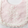 Waterproof Teething Children Lace Cotton Baby Bib Necklace