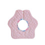 Hot selling 100% cotton safe floral reversible baby pacifier baby drool bibs