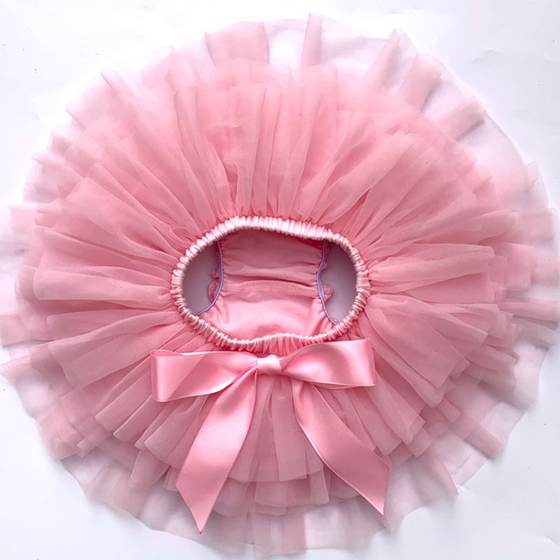 Custom Gorgeous Mini Toddler Fluffy Tutu Tulle Skirts Ballet Clothing Set for Baby Girls