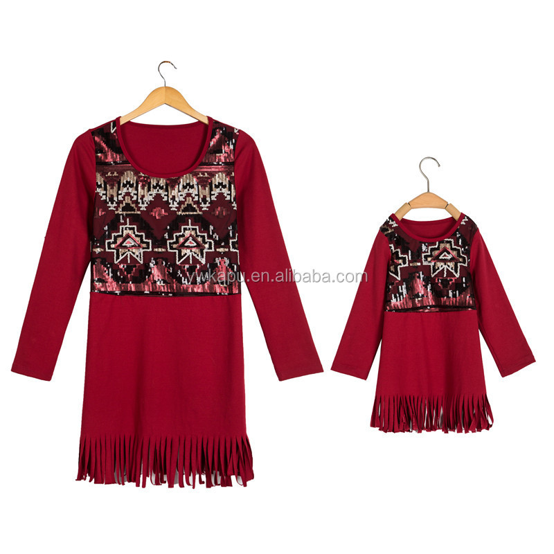 2018 summer sleeveless sequin mom and me dress elegant mother and daughter skirt