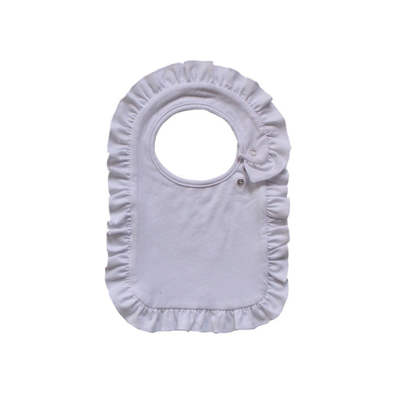Hot selling soft skin friendly lace adjustable buckle baby bandana bibs cotton