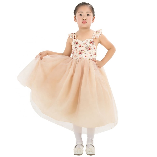 Custom Latest Children Frocks Design Kid Evening Party Clothes Dresses For Girls