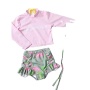 2021 summer sexy floral kids highwaist designer babies girls swimwear