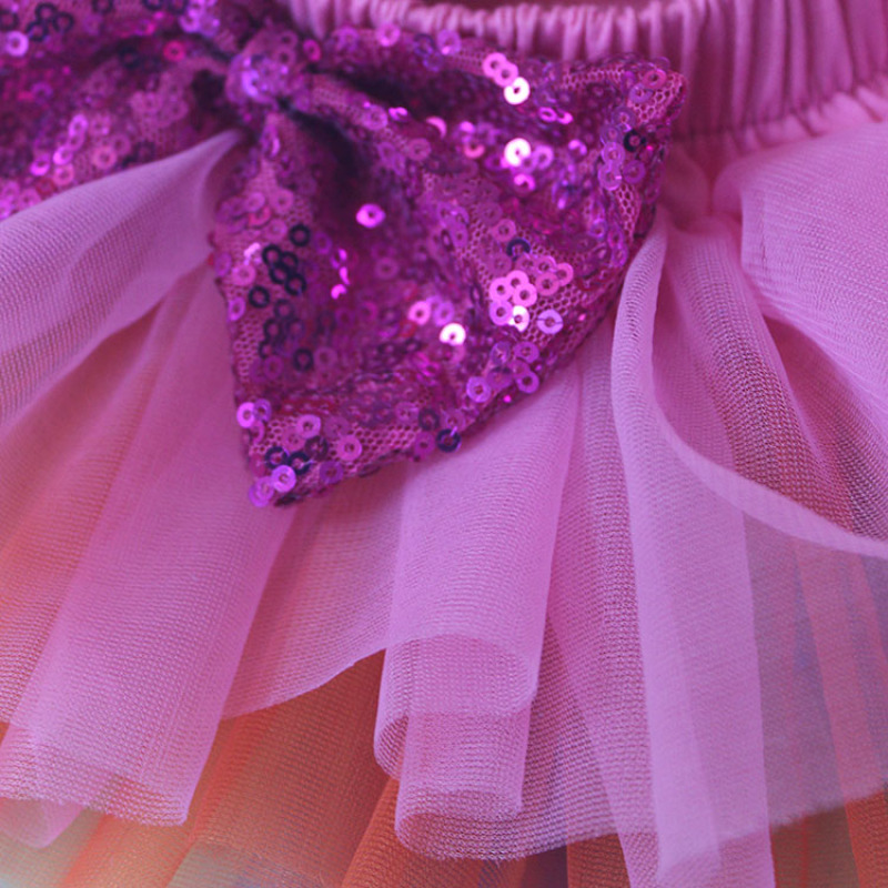 Manufacturer infant multicolor starry bow easter princess baby tutu skirts girl
