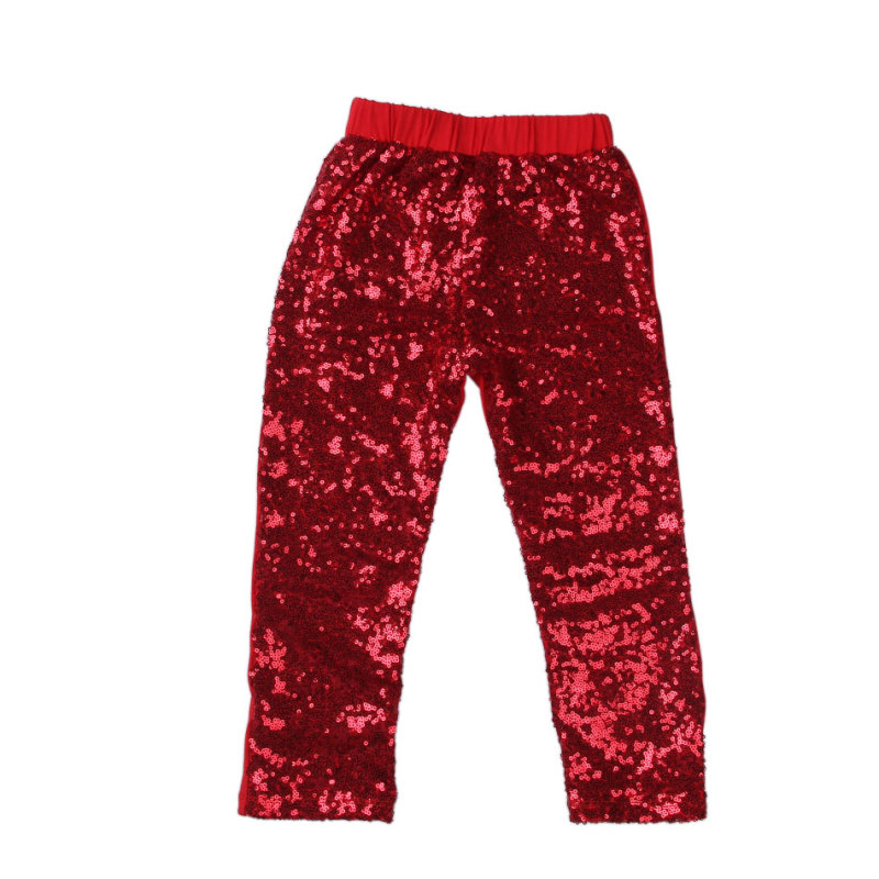 Customize Baby Girls Colorful Pants, Sequin Sparkling Leggings