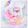 Factory Sale Baby Girl Birthday Smash Cake Tutu Dress With Headband Set