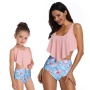 Cheap high quality custom printed designer swimsuits  2021 child swimwear girl