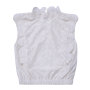 White Lace Toddler Sleeveless Fancy Top New Style Top For Girls