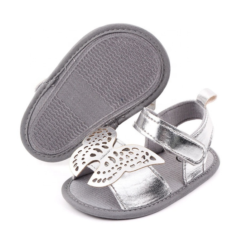 New Arrivals bling trendy butterfly shoes sandals