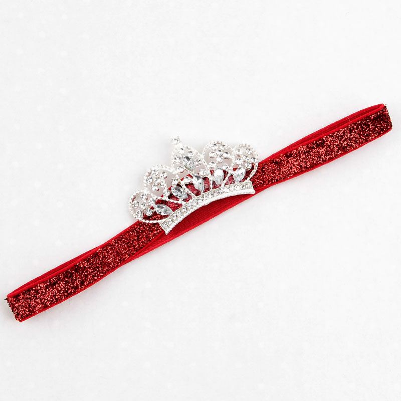0-4 Year Unsex  Kids Hair Accessories Handmade  Crystal Crown Hair Band