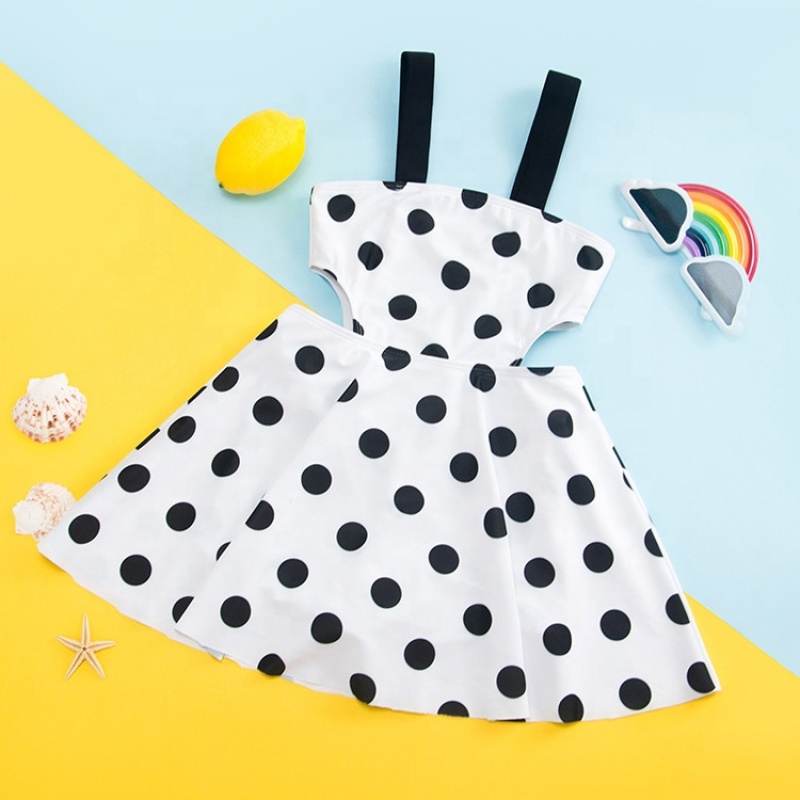 2021 new famous brand trendy one pieceswimwear cutout swimsuit dress