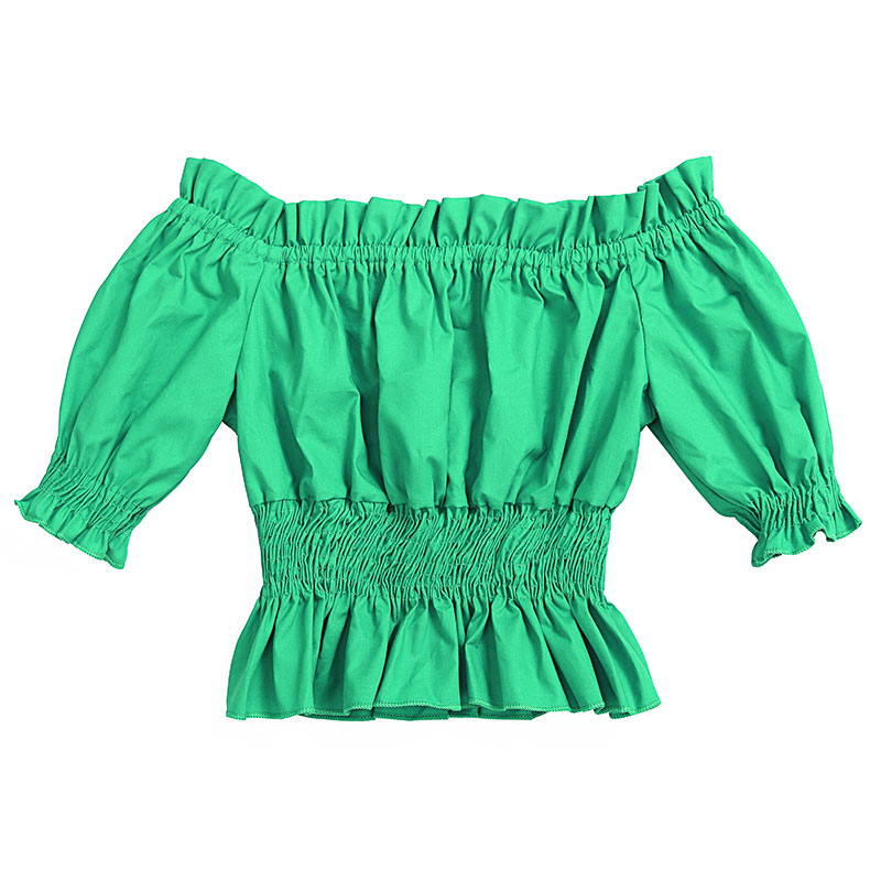 2019 Wholesale  Fashion Solid Color  Baby Girl Summer clothes Bella Smocking children Top
