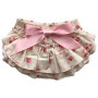 popular stain baby bloomer with ruffle frock design baby pants
