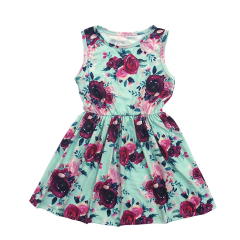 Wholesale One Piece Sleeveless Boutique Dresses For Girls