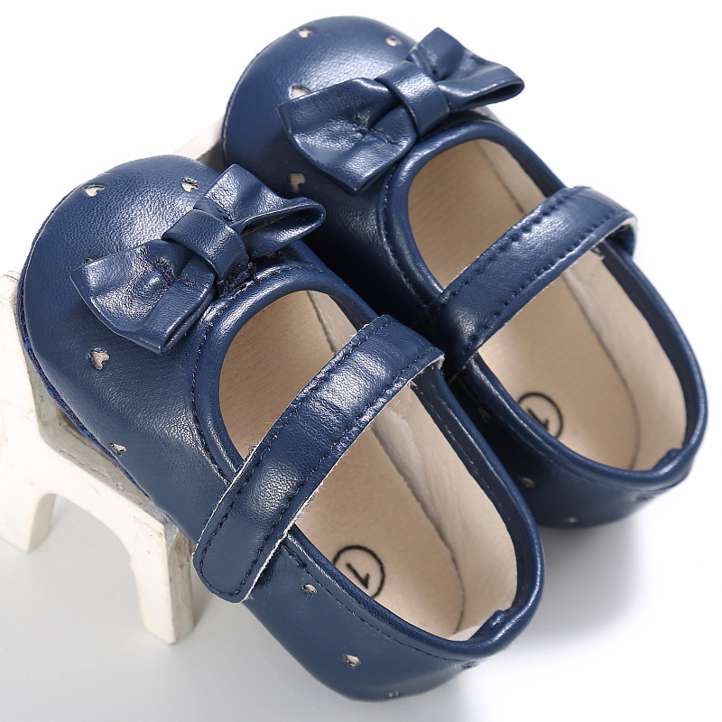Hot Sale Boutique Cheap Flower Girls Pink Gold White Wedding Flat Shoes for Baby and Kids