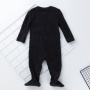 2021 black trendy creative bone halloween skeleton 2 piece set baby jumpsuit