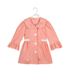 Wholesale China Online Selling Baby Girls Three Quarter Sleeve Top Girls Comfortable Polka Dot Shirts Red Classic Shirt Blouse