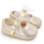 Wholesale Luxury Glitter Hook and Loop Gold Silver Pink Black Sequin Shoes for Baby Girls