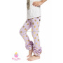 YIWU Factory Wholesale Children's Clothing pants Gold Polka Dot Toddler Leggings Triple Icing Capri