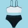 Suppliers bikinis black pink pastel camouflage swimsuit