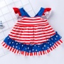 USA new arrival cheap price 4th of July baby girl outfits boutique clothing