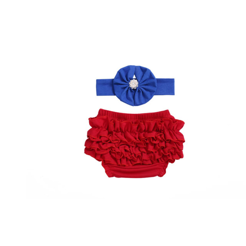 2018 summer children shorts bloomers 0-8 mth baby shorts with headband