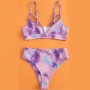 2021 high quality color changing strappy bikini swimwear