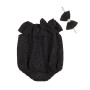 Hot Sales Baby Bodysuit Organic Cotton.Baby Girl Bodysuit Romper With Cute Bow Knot Headband For 0-3 Years
