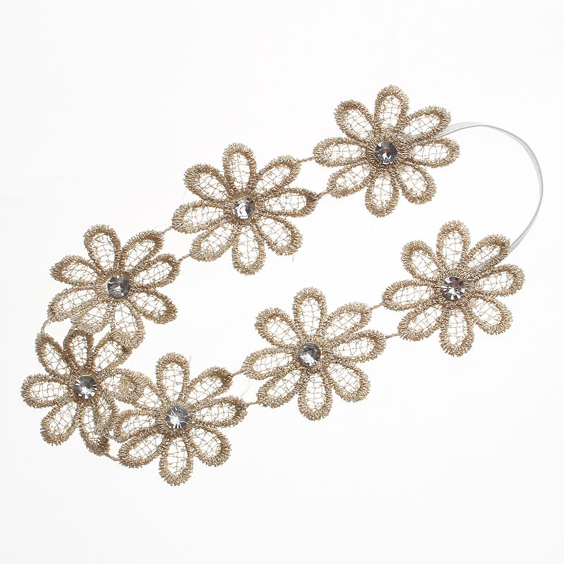 New Design Flowers Baby Elastic Headband for Photography