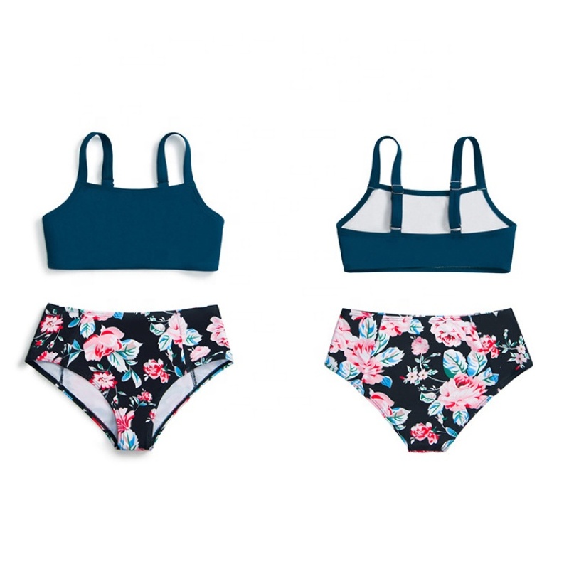 Swimwear wholesale high quality girls swimsuit set sport style bikini