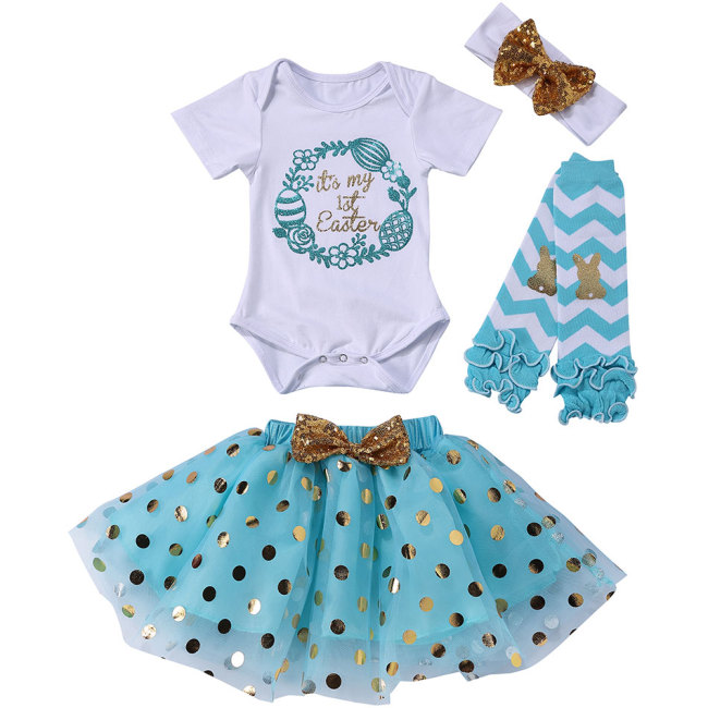 Girls Clothing Easter Baby Outfit Wholesale Boutique Clothing Set