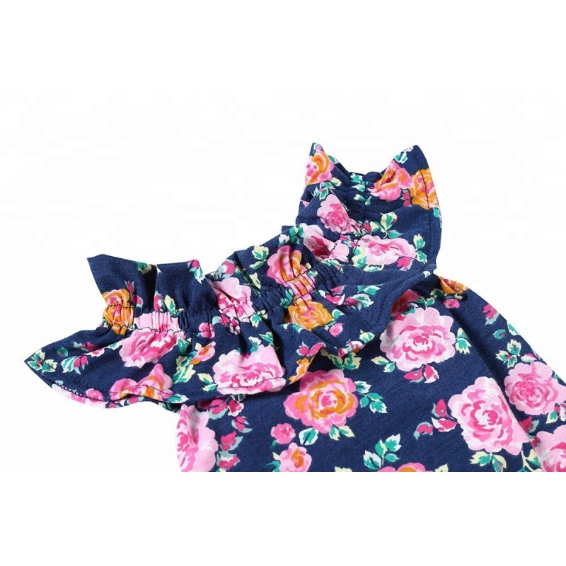 2019 Wholesale Newborn Baby Girl Clothes Summer baby romper  Sleeveless romper