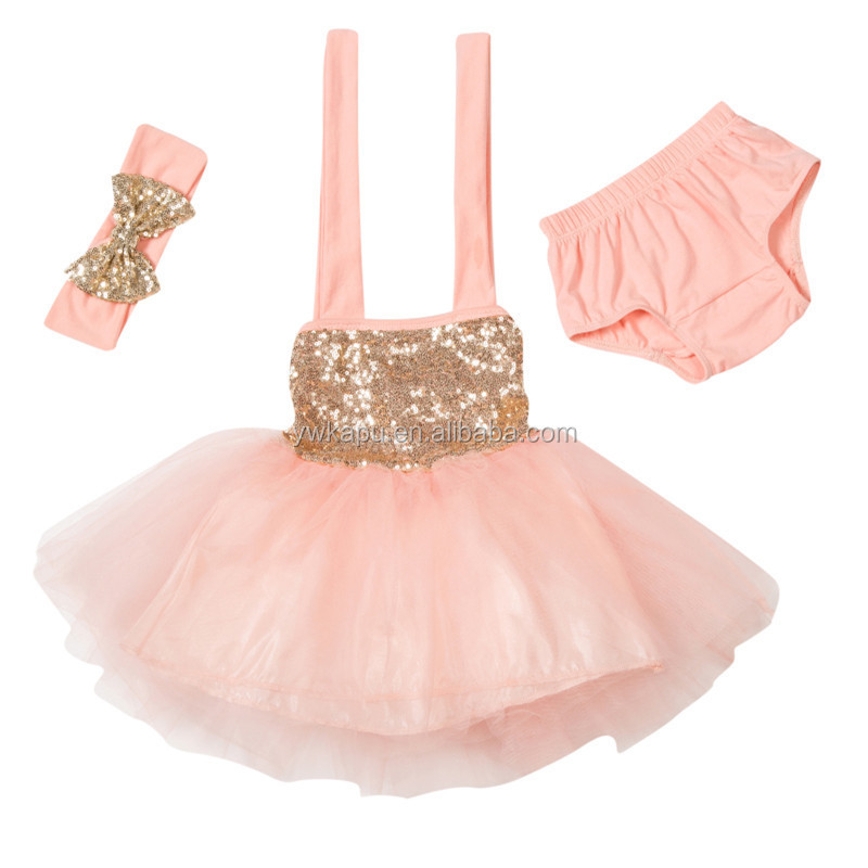 Wholesale Sequin Baby Tutu Sets And Diaper Cover With Headband 