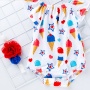 4th of July baby girl outfit 3-6moths clothing sets