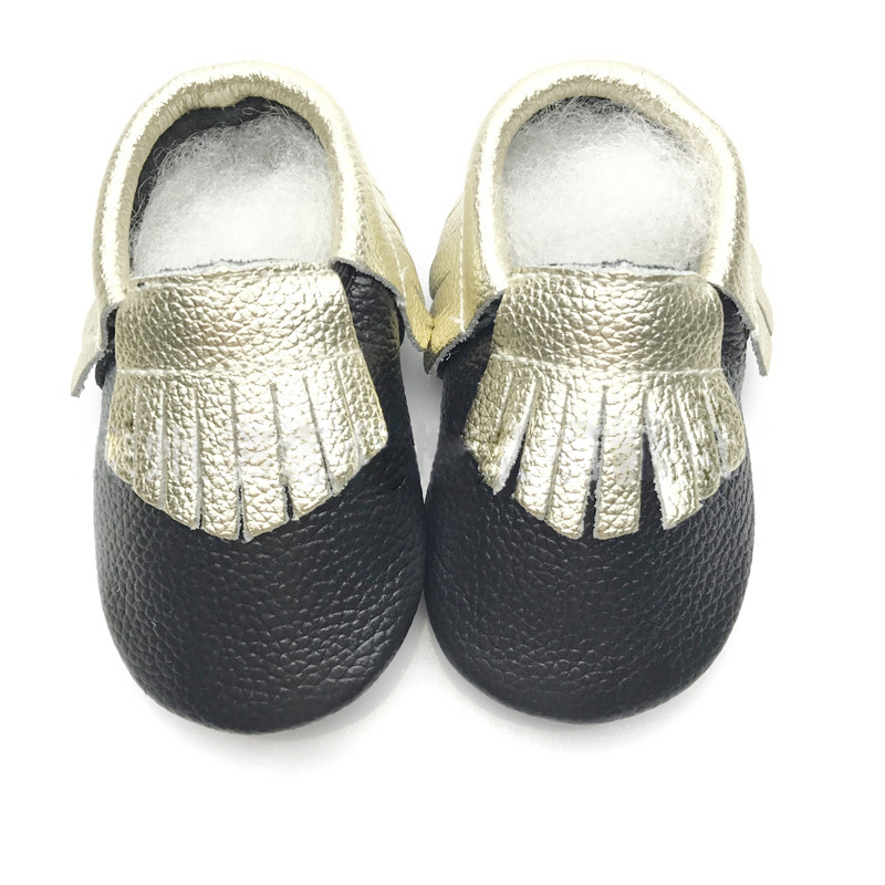 Wholesale  Newborn Handmade  Prewalker Baby Shoes Tassel Color Matching Toddler Shoes For Girl